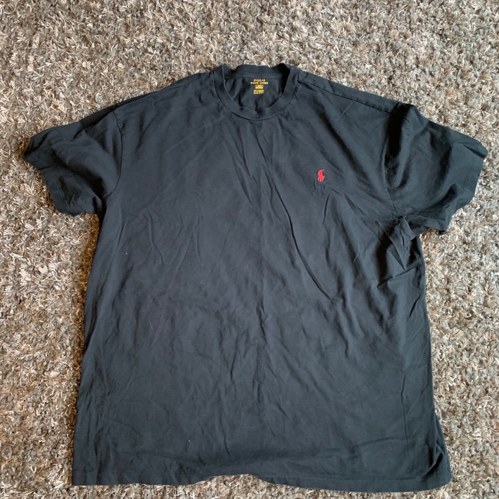 Polo T-Shirt. Black